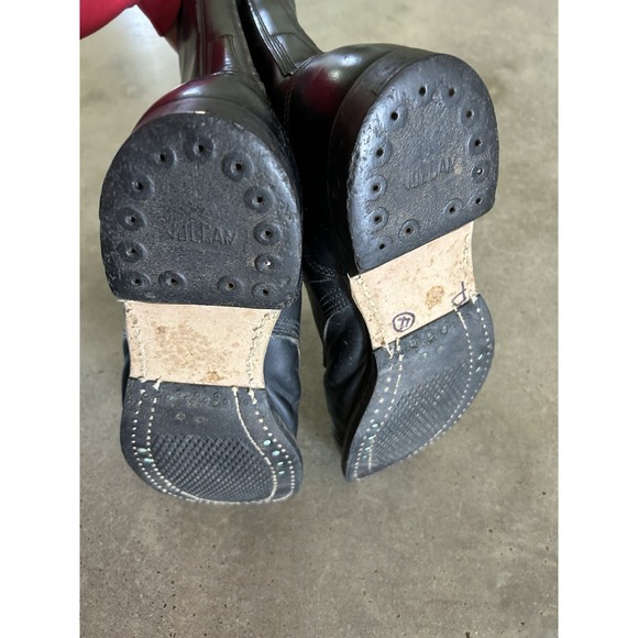 Vintage Men's Corcoran Black Leather Combat Jump Boots 13.5 Korea? WW2? - Picture 11 of 12